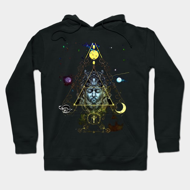 DMT God Head (without square background) Hoodie by Trip Tank